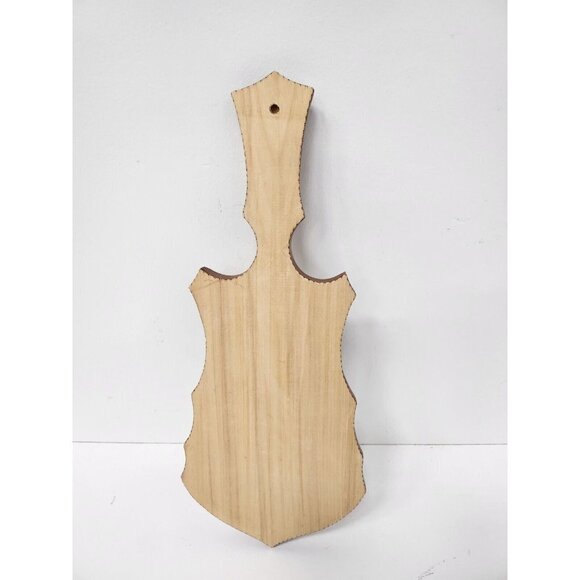 Vintage Carved Wood Etched Cutting Board Winter Scine Decorative Wall Hanging - Picture 5 of 7